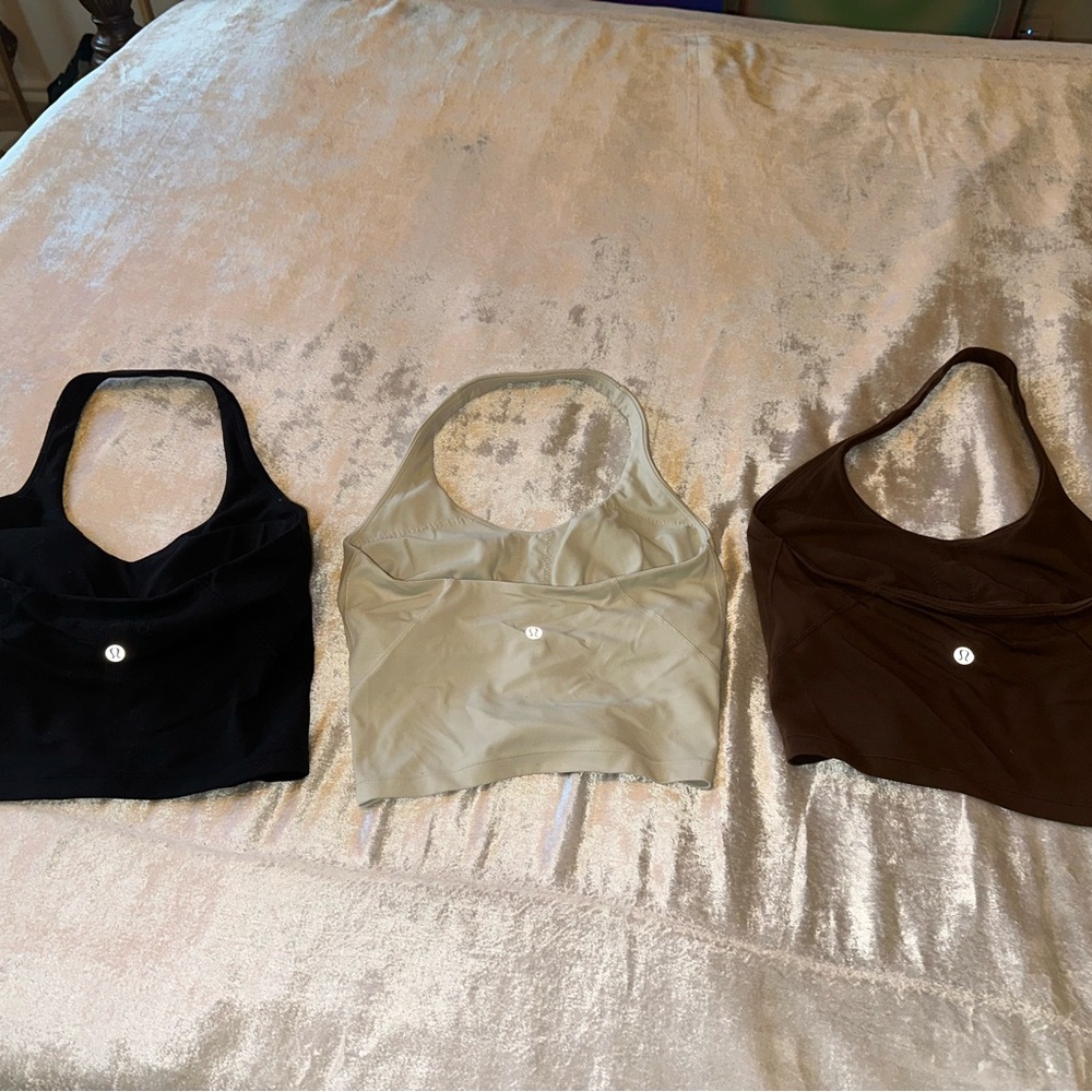 lululemon athletica Tank Tops - Beige, Brown (No Black)
